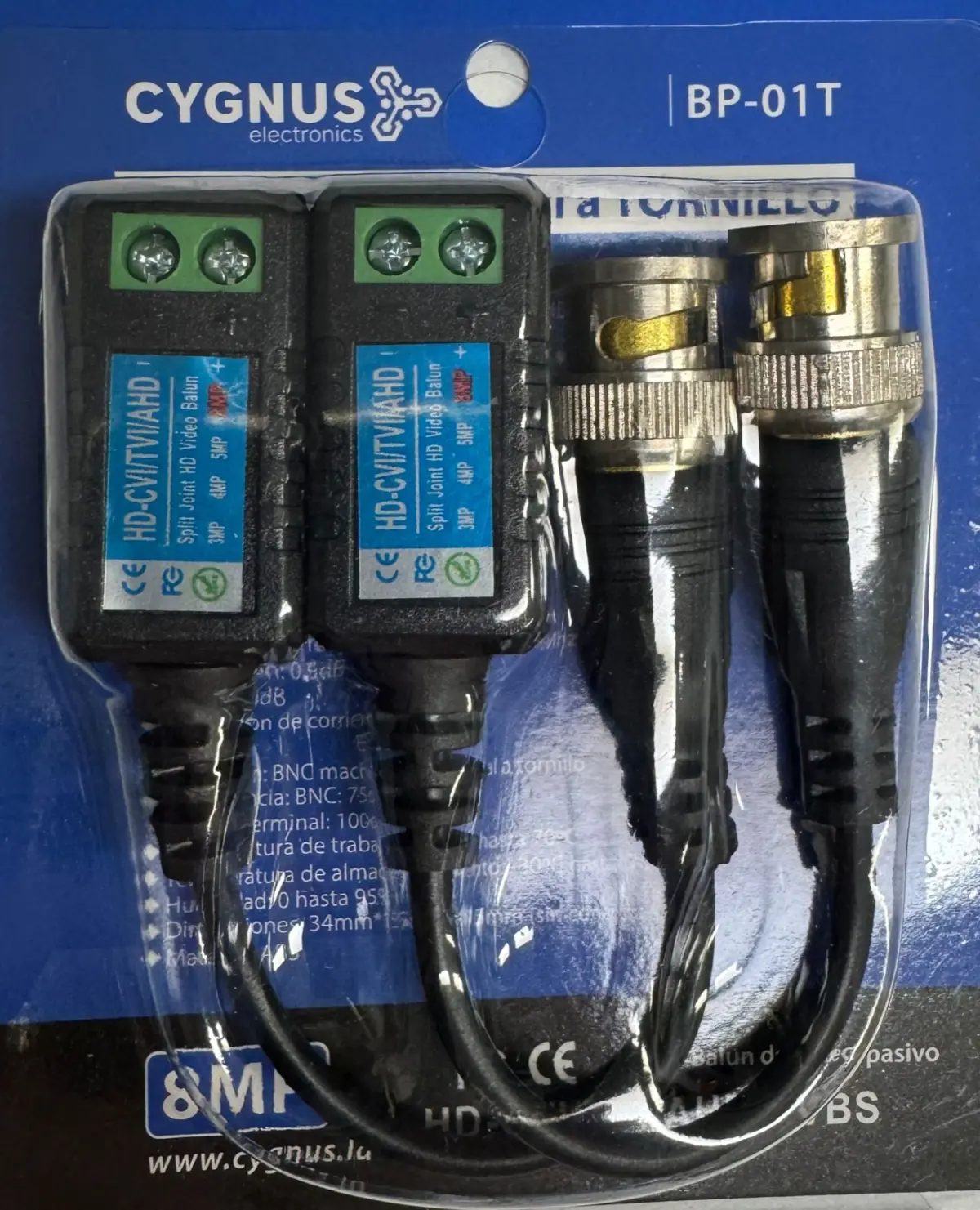 Balun pasivo con terminal a tornillo CYGNUS