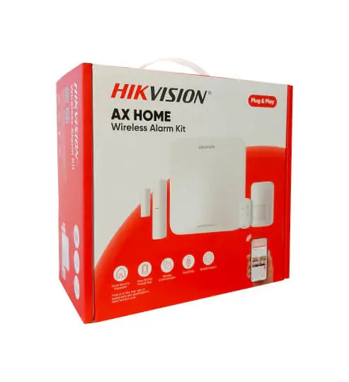Kit Central de Alarma inalambrico HUB AX HOME de 16 zonas - WIFI + 3/4G - LAN HIKVISION